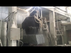 Machine de découpe de blocs hydraulique à bras unique à lames multiples Structure à quatre piliers