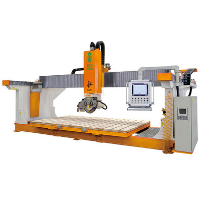 Machine de découpe de pierre CNC sur mesure à 5 axes 18,5 kW pour les fabricants de pierre de taille moyenne / petite