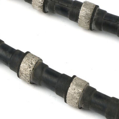 Diamètre de perles 11,5 mm Sère à fil de diamant Corde de coupe pour carrière de granit