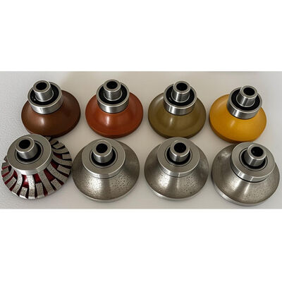 Machine de routage en pierre Pièces de routage en diamant pour le profilage des bords de pierre