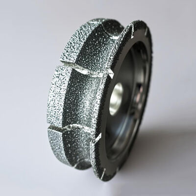 Roues de profilage de diamants électroplatées Roue de meulage de marbre pour la mise en forme de bords de pierre