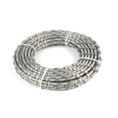 8.8mm perles de corde de diamant pour le profilage du granit / la coupe de forme
