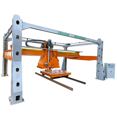 Machine de découpe de blocs de marbre de granit travétine avec personnalisation multi disque à deux directions